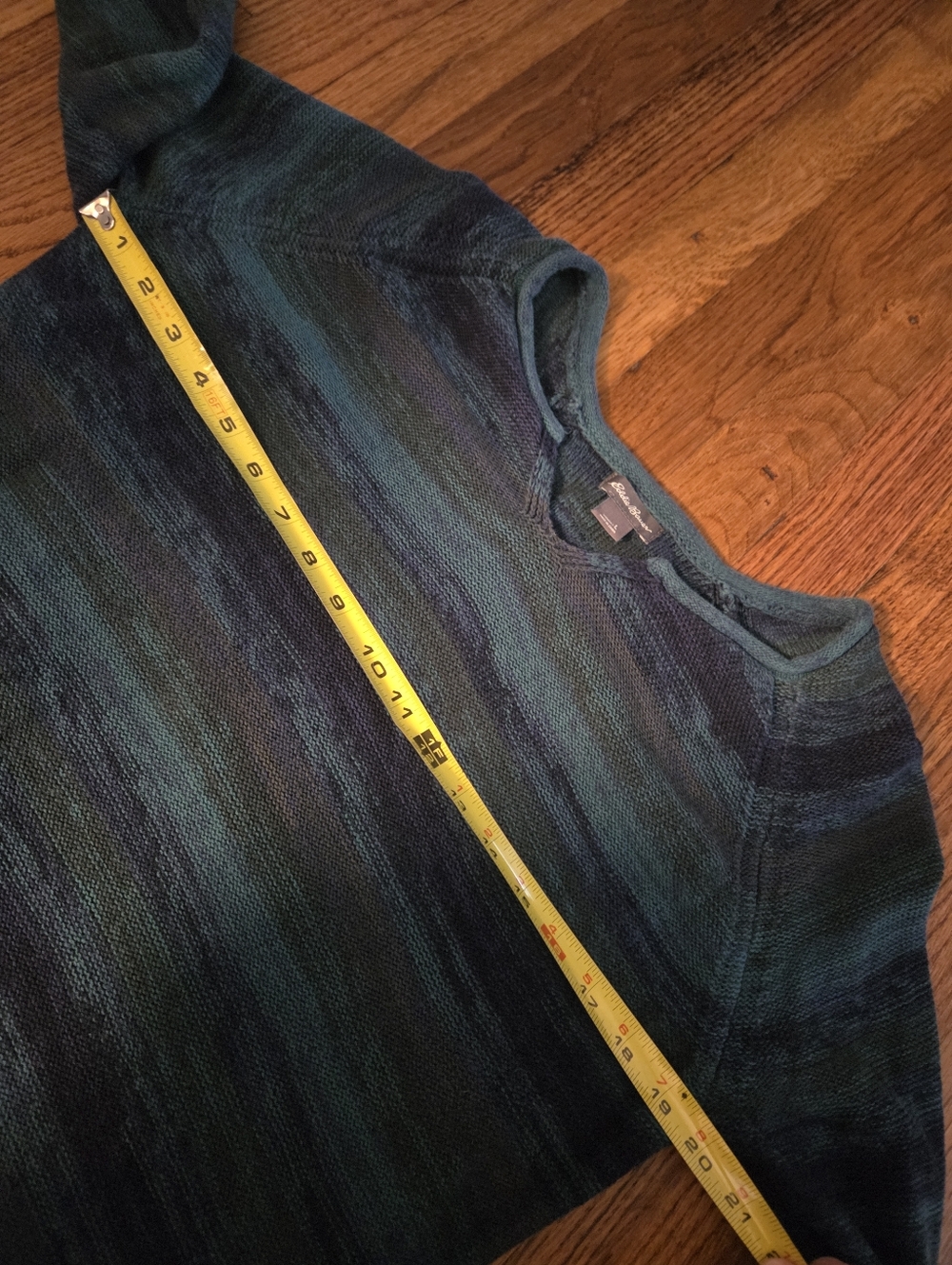 Eddie Bauer Striped Knit Sweater Size Large - Picture 12 of 12